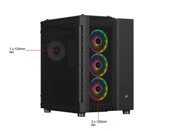 CORSAIR Crystal Series 680X RGB Tower - No power supply