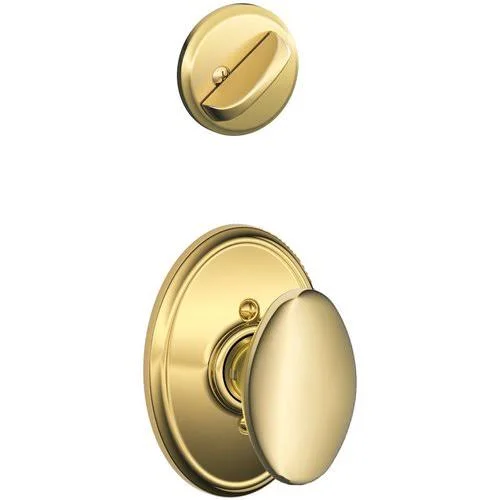 Schlage F59 Siena with Wakefield Rose Interior Active Trim Satin Nickel Finish