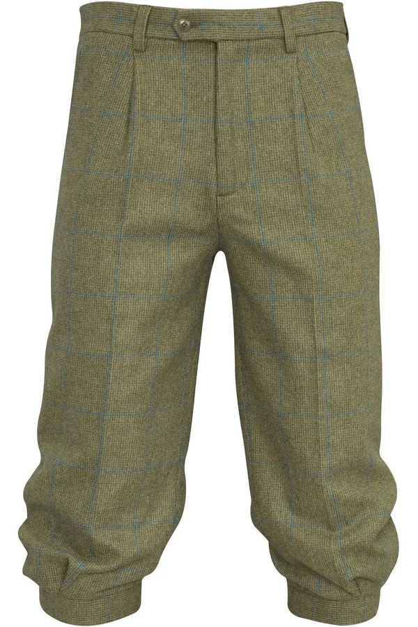 Alan Paine Mens Breeks Combrook Tweed Lagoon