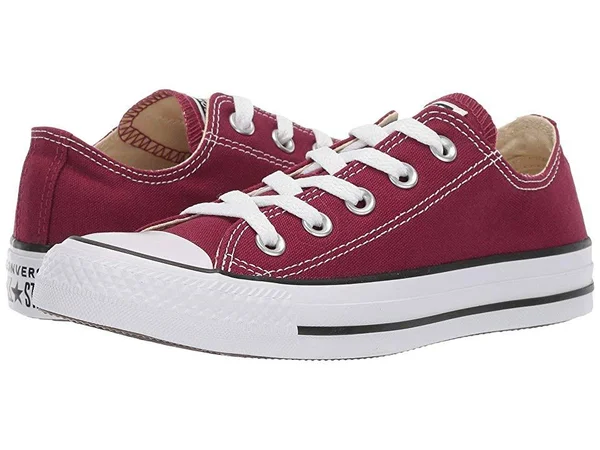 Converse Chuck Taylor All Star Low Top Sneakers (Maroon) - Size 12.0 D