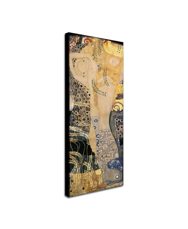 Trademark Fine Art Gustav Klimt 'Water Serpents' Canvas Art