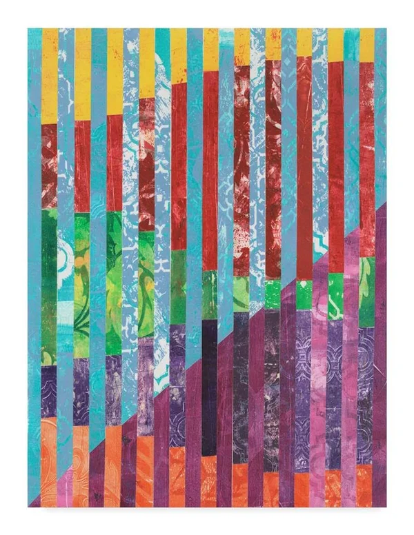 Trademark Art Regina Moore 'Quilted Monoprints III' Canvas Art