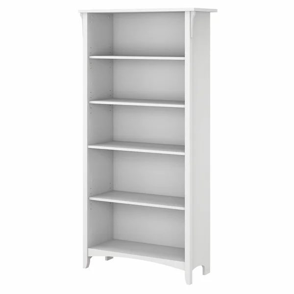 Bush Furniture Salinas Tall 5 Shelf Bookcase - Ash Brown