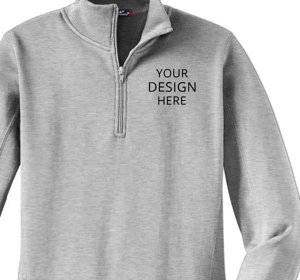 Custom Printed Sport - Tek Men's Sport-tek? 1/4 Zip Sweatshirt, Size: Xs, Athletic Heather