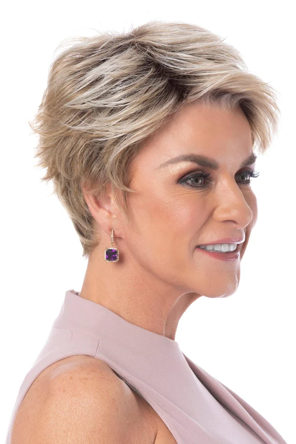 Toni Brattin Inspiration Short Textured Wig, Size Regular, Light Grey