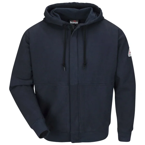 Bulwark FR Zip-Front Hooded Sweatshirt - SEH4