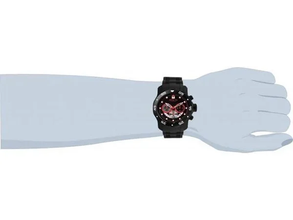Invicta 24853 Men's Pro Diver Chronograph Black Dial Quartz Watch