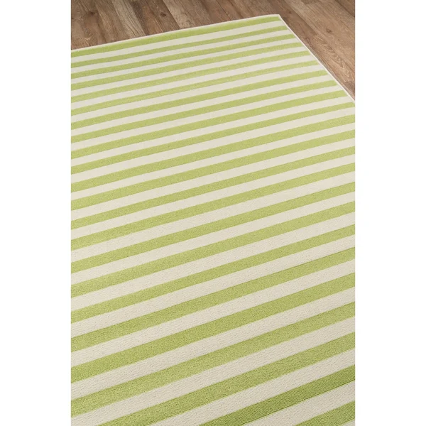 Momeni Baja Area Rug, Green, 2&3x22 x 7&6x22 Runner