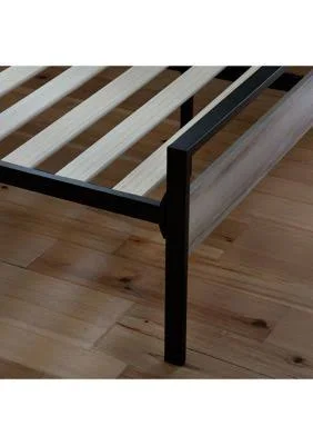 Dream Collection Platform Bed Frame - Full - Gray Brown