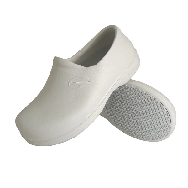 Genuine Grip Men's Slip-Resistant Injection Clogs #3805 - White - 9