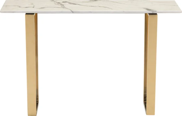 Zuo Atlas Console Table - Stone & Gold