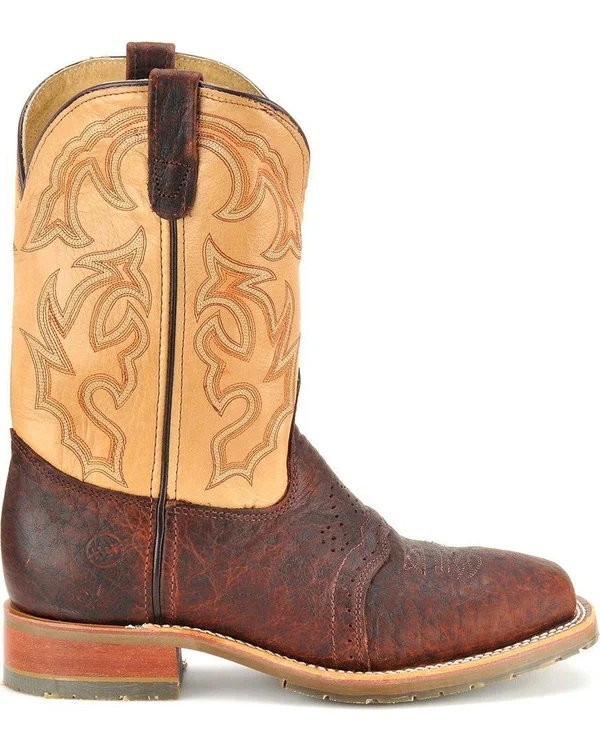 Double H Bison Wide Steel Toe Ice Roper 11x22 8 Men's Briar