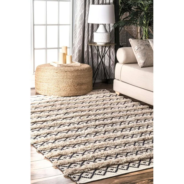 nuLOOM Teyana Cotton Area Rug, 7& 6x22 x 9& 6