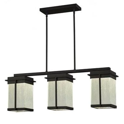 Milla 3-Light LED Outdoor Chandelier Red Barrel Studio Fixture Finish: Dark Bronze, Shade Finish: Mercury Glass