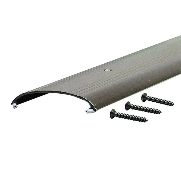 M-D Building Products Low Dome Top 3-1/2 in. x 59-1/2 in. Bronze Aluminum Threshold