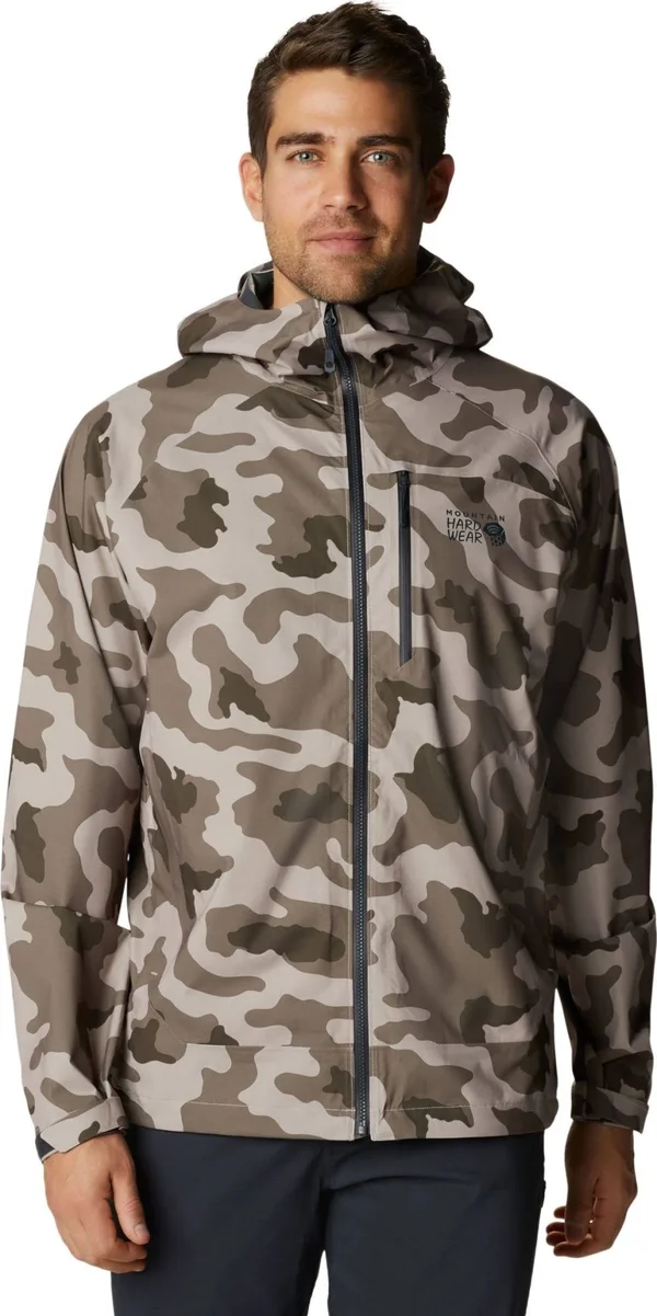 Mountain Hardwear Men's Stretch Ozonic Jacket - Badlands Camo - Small