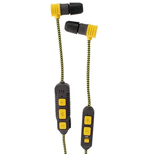Saf-T-Ears Bluetooth Dual Mode Earphones (Protect Hearing with Up to 25dB of Noise Reduction and Stream Music and Calls)