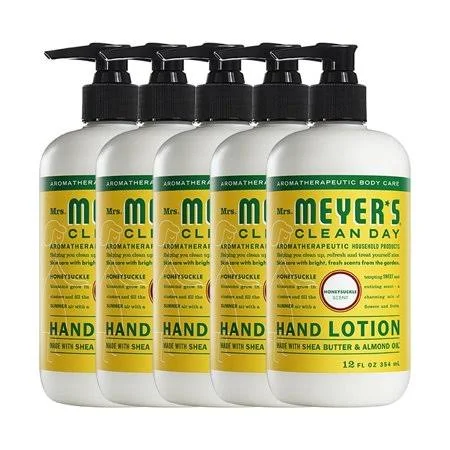 Hydrating Natural Hand and Body Lotion w/ Shea Butter, Almond Oil & Essential Oils| Honeysuckle Scented Lotion for Women and
