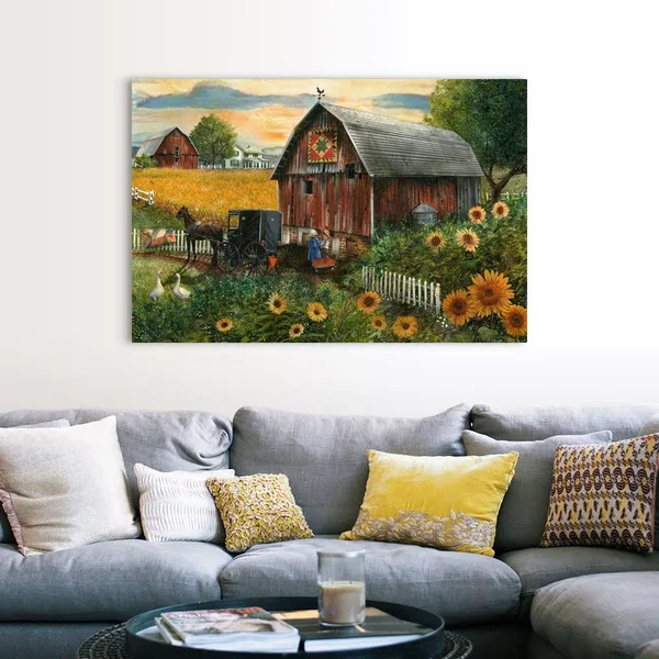 Country Paradise II, Canvas Wall Art, 60x40, Great Big Canvas