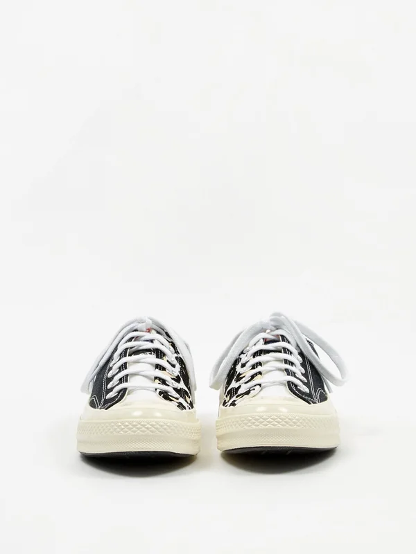 Converse Chuck 70 Logo Play Ox Sneakers White/Black/Desert Ore 5