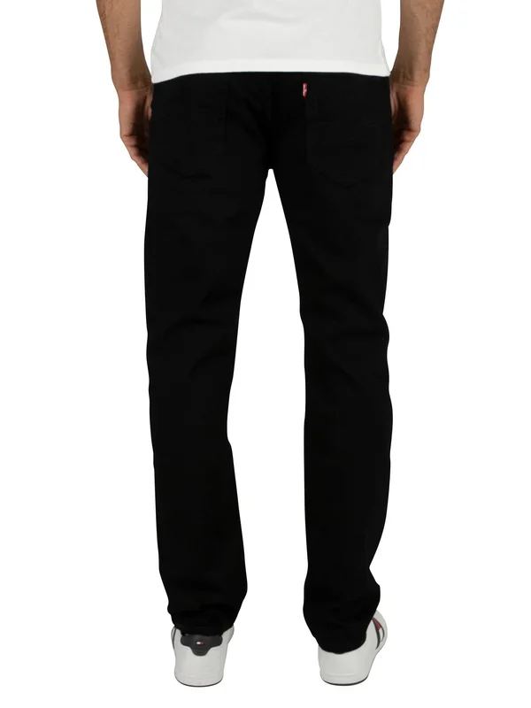 Levis 502 Regular Tapered Jeans Black
