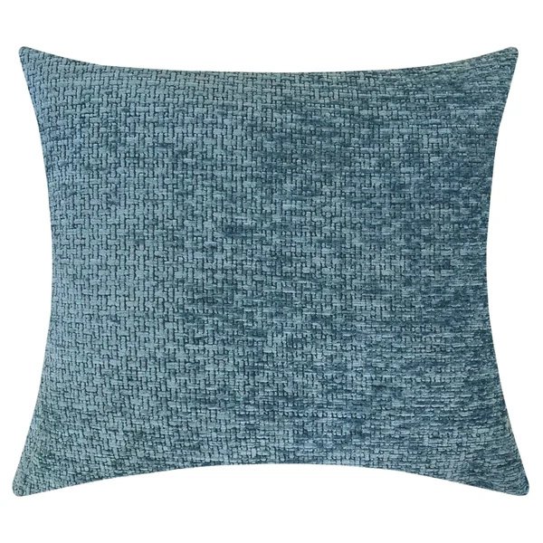 Rodeo Home Katana Textured Chenille Decorative Pillow with Insert - 22x22 x 24x22 - Denim