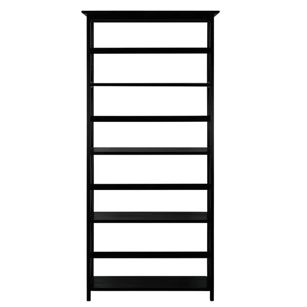 Casual Home Montego 5-Shelf Bookcase - Black