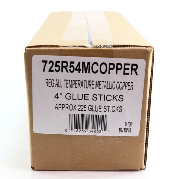 Surebonder 725R54CCOPPER Full Size 4x22 Copper Color Hot Glue Stick - 5 lb Box