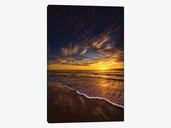 iCanvas Golden Waves Art by Ben Mulder Canvas Art Wall Decor ( scenic & landscapes > Sky > sunrises & Sunsets u0