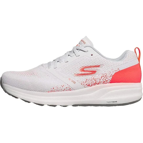 Skechers Women's GOrun Ride 8 Hyper Running Shoe, Light Gray/Pink