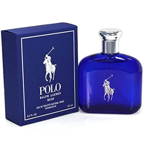 Polo Blue by Ralph Lauren for Men, Eau de Toilette Natural Spray, 4.2 Ounce