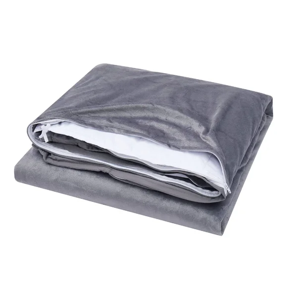 London Fog Weighted Blanket, Grey, 15 lbs