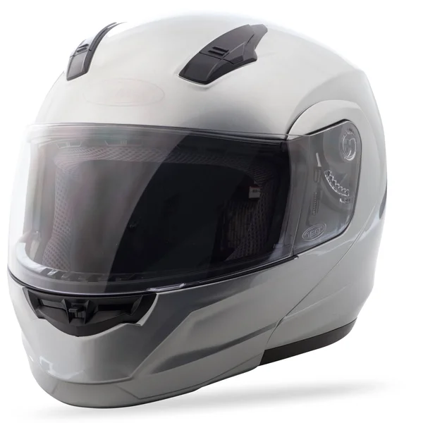 GMAX MD-04 Modular Helmet Metallic Silver