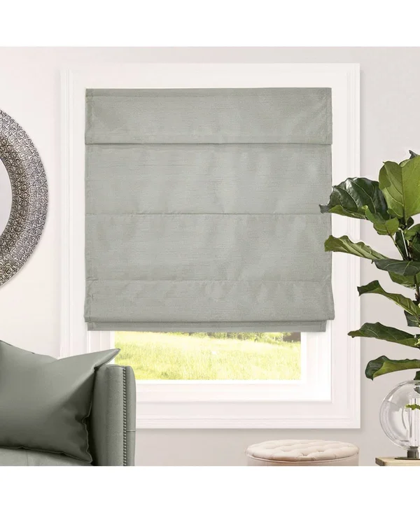 Chicology Cordless Roman Shades, Blackout Lining Cascade Window Blind, Lux Coffee (ROOM Darkening) - 23 inchw x 64 inchh, Brown
