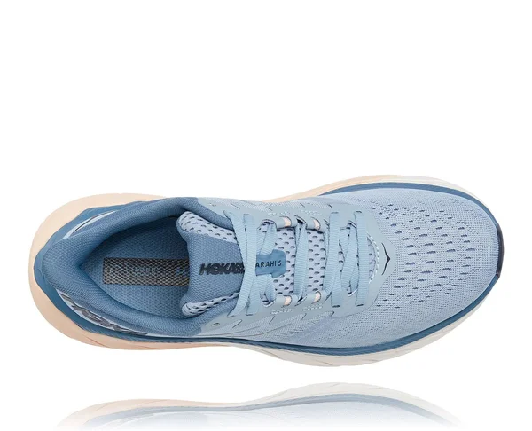 Hoka Women's Arahi 5 Blue Fog, Provincial Blue, 12, W