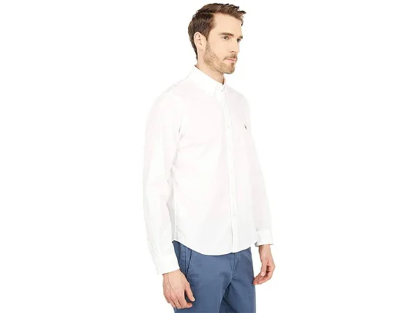 Polo Ralph Lauren Men's Classic Fit Chambray Shirt - White - M