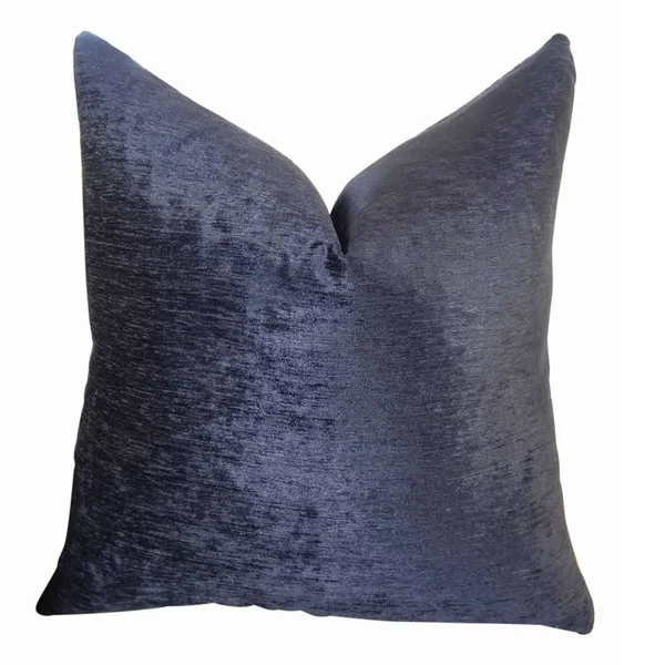 Plutus Zig Along Indigo Handmade Pillow