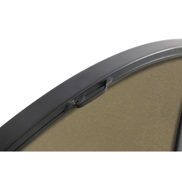 Carson Carrington Labbemala Metal Frame Round Mirror - 18x22 Diameter - Silver