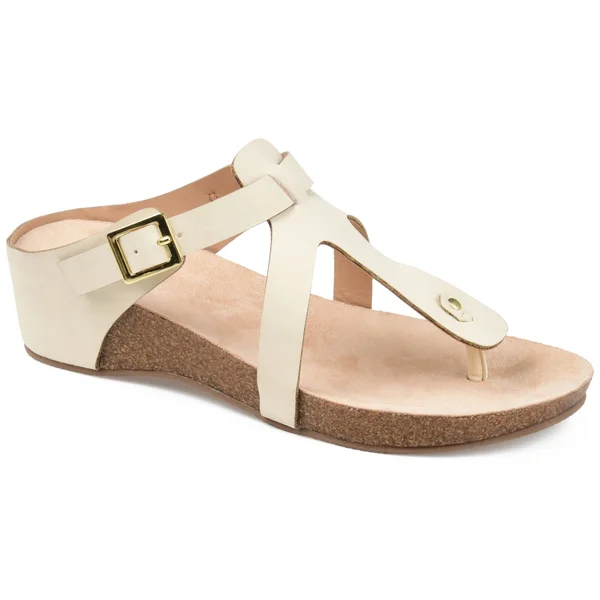 Journee Collection Women's Navara Sandal Beige 8