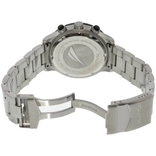 Nautica Men's NCS 46 A36508G Silver Stainless-Steel Quartz Watch