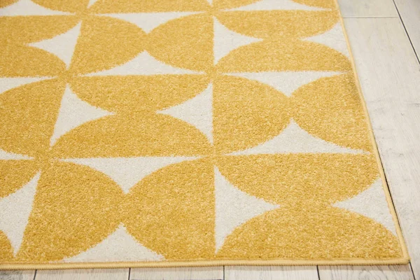 Nourison Harper DS301 Area Rug - Yellow, 8& x 10&