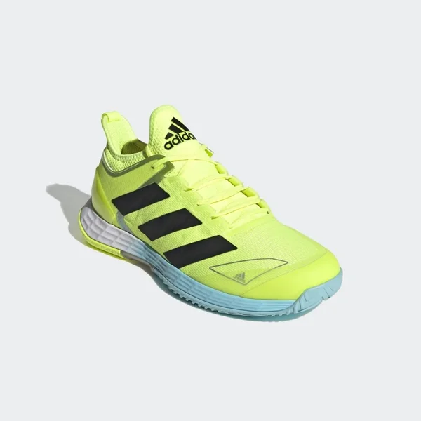 Adidas Men's Adizero Ubersonic 4 Tennis Shoes, Yellow
