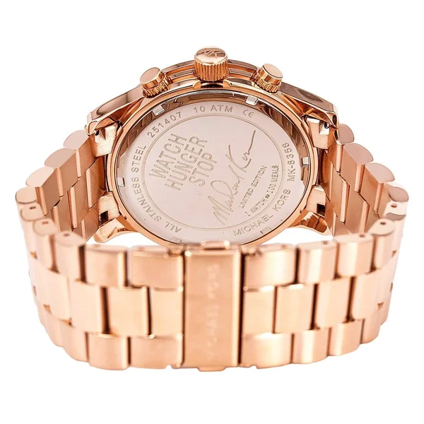Michael Kors Men's MK8358 Rose Gold Stainless-Steel Quartz Watch