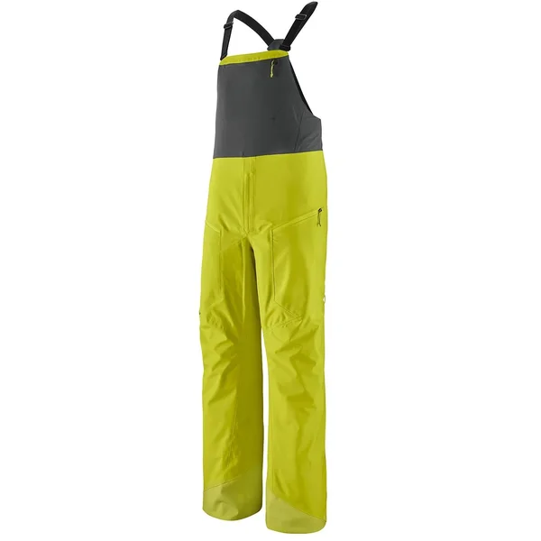 Patagonia Snowdrifter Bibs Men's - Chartreuse, Small