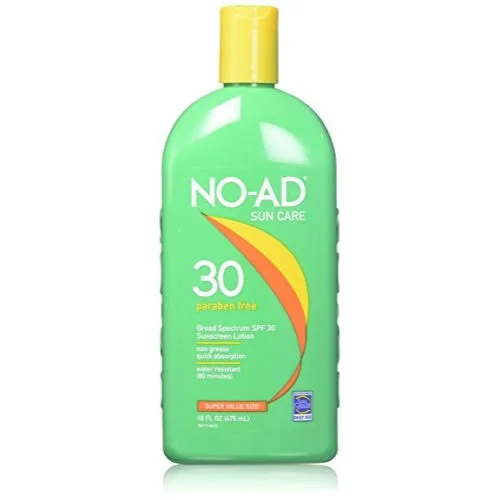 No-ad Sunscreen Lotion SPF 30, 16 fl oz (2 Pack)