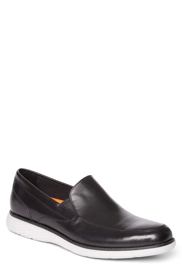Men's Rockport Garett Venetian Loafer, Size 10 W - Black