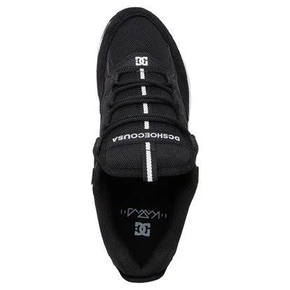 DC Kalis Lite Men's Skate Shoes Black/Black/White : 11.5 D - Medium