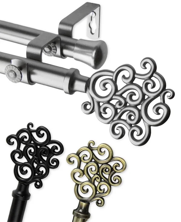 Rod Desyne Tidal Double Curtain Rod