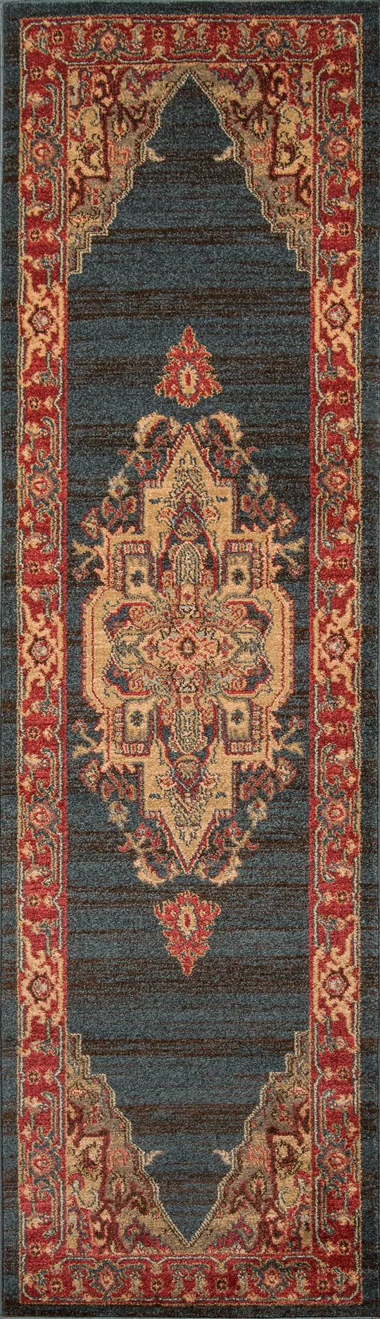Momeni Ghazni GZ-05 Navy Rug - 2 ft 3 in x 7 ft 6 in Runner