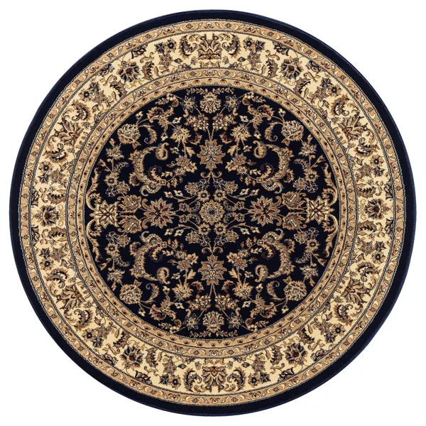 Great American Distributors C483.01.NV.8R 8 ft. Classic Eternal Traditional & Oriental Rug, Navy & Cream, Blue